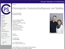 Tablet Screenshot of dr-schaefer-bochum.de